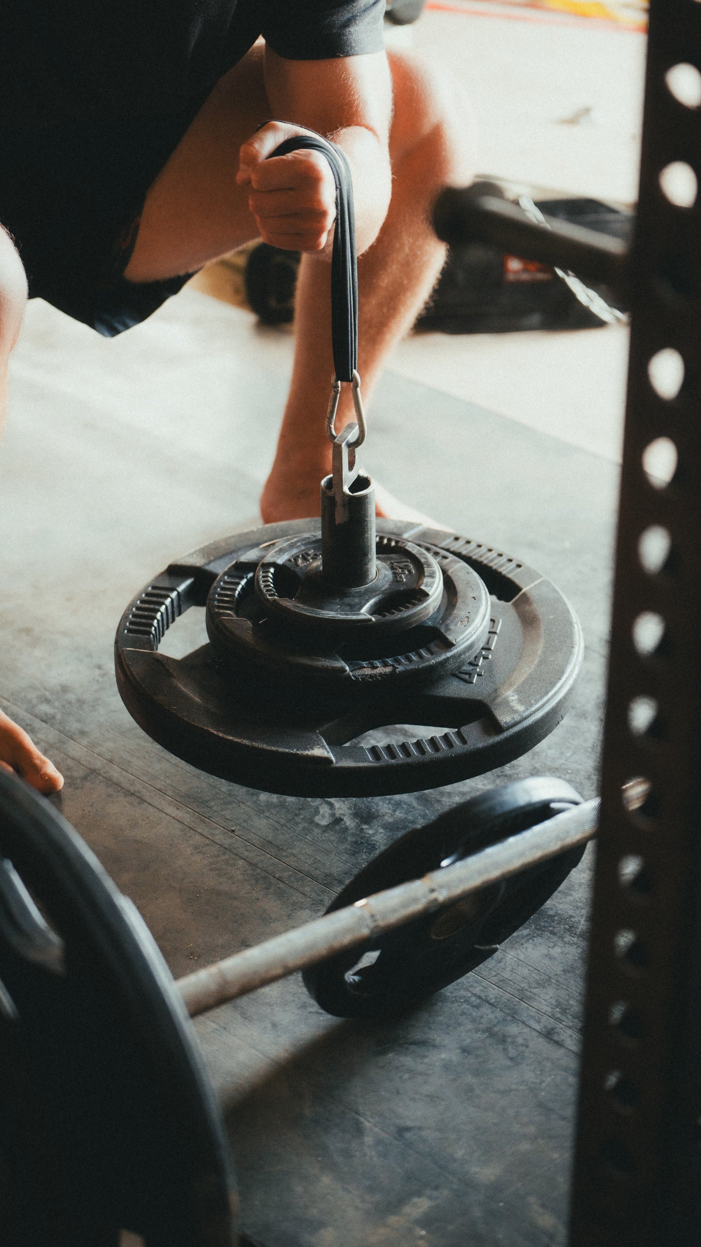 Heavy Duty Arm-wrestling Weight Loading Stack With Pronation Strap